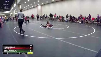 100 lbs Round 5 (10 Team) - Mariah Mills, CLWC / IWC vs Raelyn Wilson, Nebraska Tidal Wave