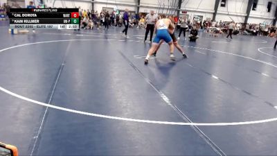 Elite 197 lbs Semifinal - Kain Killmer, Wisconsin-Platteville vs Cal Dorota, Wartburg