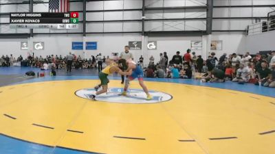 126 lbs Allday - Xavier Kovacs, GREAT BRIDGE WRESTLING CLUB vs Naylor Higgins, TRIANGLE WRESTLING CLUB