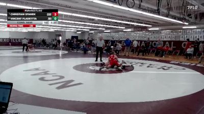 157 lbs Cons. Semi - Vincent Fladettta, Johnson & Wales vs Christian Stanek, Central