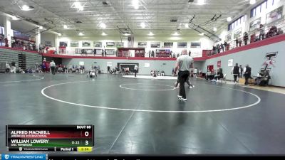 165 lbs Champ. Round 1 - William Lowery, UNC Pembroke vs Alfred MacNeill, American International