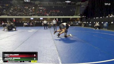 285 lbs Champ. Round 1 - Jackson Brinker, Cornell College vs Troy Galloway, Simpson