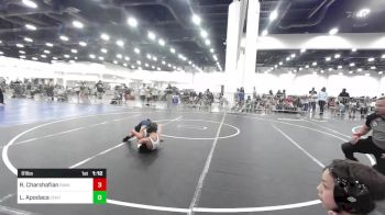 81 lbs Quarterfinal - Rodrick Charshafian, Savage House WC vs Levi Apodaca, Central Coast Most Wanted