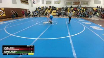 145 lbs Round 3 - Taevyn Gruell, Lovell Middle School vs Wiley Jones, Thermopolis Middle School