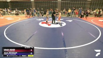 78 lbs Cons. Round 1 - Grady Reher, Tri-State Grapplers vs Isaac Reynolds, Windy City Wrestlers