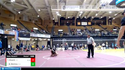 149 lbs Cons. Round 4 - Bronson Richins, Northeastern Junior College vs Tayton Ricard, Chadron State