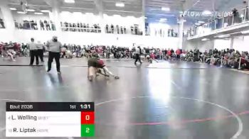 132 lbs Round Of 16 - Lucas Welling, Whittier vs Robert Liptak, Hopkinton