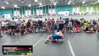 84 lbs Semifinal - Ray Catapano, VHW vs Evander Fleury, Crystal River Raiders