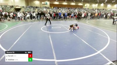 82 lbs Round Of 16 - JayT Farrell, Spring Hills WC vs Daniel Walther, Carson Bulldogs