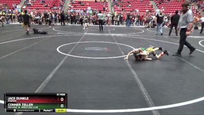 49 lbs Cons. Round 3 - Jace Dunkle, Phenom vs Conner Zeller, Mulvane Jr. Wrestling Club