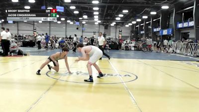 132 lbs Rr Rnd 2 - Brody Shaffer, Superior Elite - HSB vs Jacob Cinquegrana, Filipe Trained Wrestling Academy - HSB