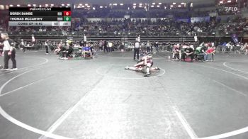 91 lbs Consi Of 16 #2 - Derek Danbe, Red Nose vs Thomas McCarthy, Rhino Wrestling