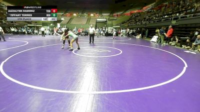 135 lbs 5th Place - Jazzalynn Ramirez, Tehachapi vs Tiffany Torres, Highland (Bakersfield)