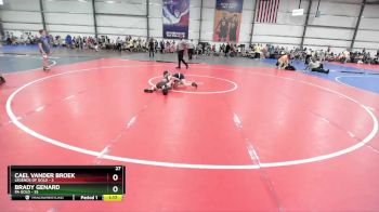 80 lbs Rd# 2 10:30am Friday - Brady Genard, PA Gold vs Cael Vander Broek, Legends Of Gold