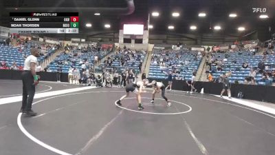 125 lbs Champ. Round 1 - Daniel Glenn, Oklahoma Wesleyan vs Noah Thorsen, Morningside (Iowa)