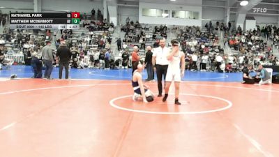 145 lbs Quarterfinal - Nathaniel Park, GA vs Matthew McDermott, NY