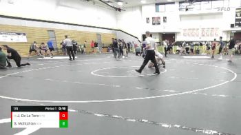 170 lbs Cons. Round 2 - Jose De La Tore, Montebello vs Samuel Mchtchian, Schurr