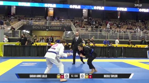 Nicole Taylor vs Sarah Anne Lullo 2025 Pan Jiu Jitsu IBJJF Championship