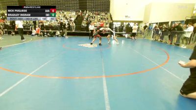 140-H lbs Consi Of 32 #1 - Nick Pugliese, Savage Wrestling Academy vs Bradley Ingram, Seagull Wrestling Club