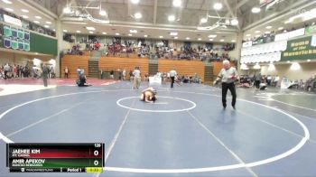 126 lbs Cons. Round 2 - Jaehee Kim, Mt. Carmel vs Amir Apekov, Rancho Bernardo