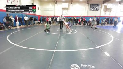 Boys 157 lbs Champ. Round 1 - Guillermo Guzman, Monterey Boys vs James Lundell, Sequoia&nbsp;Boys