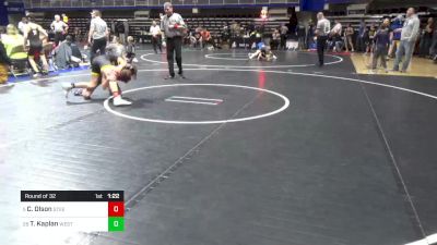 105 lbs Round Of 32 - Camden Olson, Steel Valley vs Troy Kaplan, West Chester East