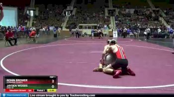 138 lbs Cons. Round 1 - Jayden Woods, Saks Sr vs Ronin Brower, Cleburne County