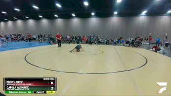 88-93 lbs Cons. Semi - Envy Lopez, Warhawk Wrestling Academy vs Camila Alvarez, Cardinal Wrestling Club