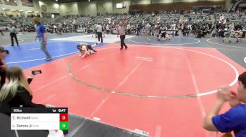 98 lbs Consi Of 4 - Eastan Bridwell, Buckaroo WC vs Luis Ramos Jr, Run To Danger