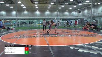 102 lbs Quarterfinal - Kaden Harman, No Mercy vs Marcello Milani, Team USA-Kansas