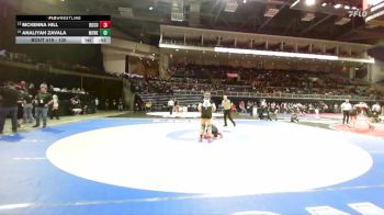 130 lbs Cons. Round 3 - McKenna Hill, Buhach Colony vs Analiyah Zavala, Merrill West