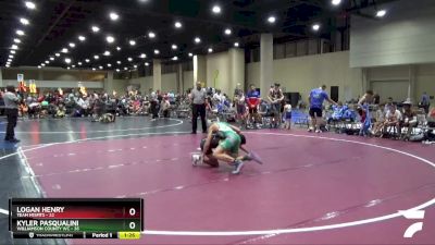 108 lbs Champ Round 1 (16 Team) - Logan Henry, Team Misfits vs Kyler Pasqualini, Williamson County WC