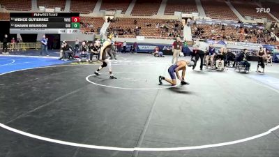 D1-106 lbs Cons. Round 1 - Wence Gutierrez, Valley Vista High School vs Shawn Brunson, Gilbert High School