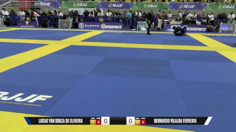 Bernardo Vilalba Ferreira vs Lucas Yan Souza De Oliveira 2025 Brasileiro Jiu-Jitsu IBJJF