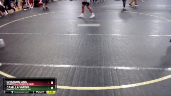 47 lbs Round 1 - Camilla Vargo, Knights Youth Wrestling vs Grayson Link, Summerville Takedown Club
