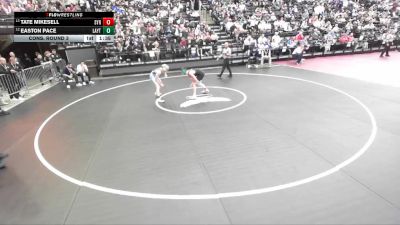 6A 113 lbs Cons. Round 3 - Tate Mikesell, Syracuse vs Easton Pace, Layton