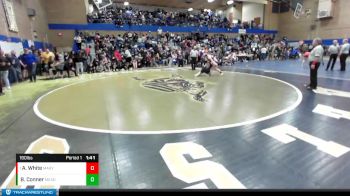 190lbs Semifinal - Alivia White, Marysville Pilchuck (Girls) vs Baylie Conner, Mead (Girls)