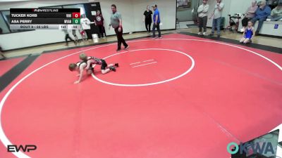 55 lbs Quarterfinal - Tucker Korb, Vinita Kids Wrestling vs Asa Perry, Wyandotte Youth Wrestling