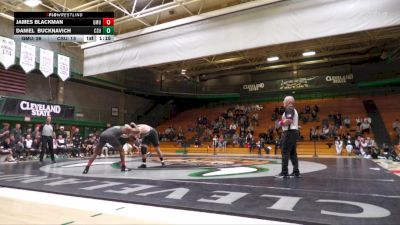 285 lbs Daniel Bucknavich, Cleveland State vs James Blackman, George Mason