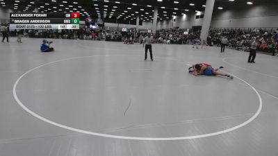132 lbs Cons. Rd Of 64 - Bragen Anderson, Oregon vs Alexander Ferari, Izzy Style Wrestling