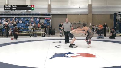 115 lbs Cons. Rd Of 16 - Weston Ward, Columbia City Wrestling Club vs Brooks Reid