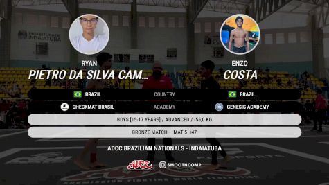 Enzo Costa vs Ryan Pietro Da Silva Campos 2025 ADCC Brazilian Nationals