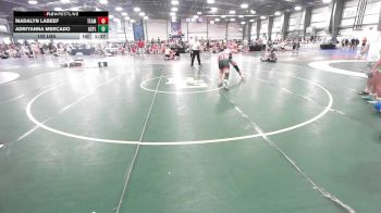 132 lbs Rr Rnd 3 - Madalyn LaBeef, Team RJN Black vs Adriyanna Mercado, The Asylum Pink