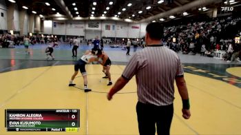 125 lbs Cons. Round 3 - Evan Kusumoto, San Francisco State vs Kamron Alegria, Western Wyoming College