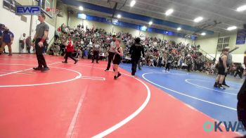 66 lbs Rr Rnd 2 - Luke Griffin, Muskogee Rougher Youth Wrestling vs Isaac Vanhoose, Miami