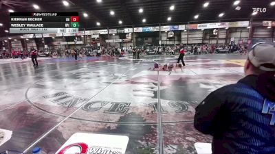 112 lbs Quarterfinal - Wesley Wallace, Huntley Project (Worden) vs Kiernan Becker, Laurel Matburners