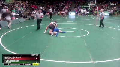 285 lbs Semifinal - Max Amberger, Batesville vs Austin Hastings, Noblesville H.S.