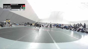 125 lbs Finals (2 Team) - Kaden Rios, Quincy vs Jack Parker, Grand Valley State