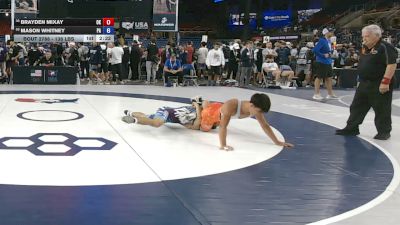138 lbs Cons. Rd Of 32 - Brayden Mixay, Oklahoma vs Mason Whitney, Pennsylvania