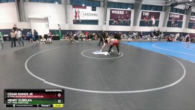 190 lbs Quarterfinal - Cesar Ramos Jr, El Paso Enforcers Wrestling Club vs Henry Kubelka, Mat Tribe Wrestling